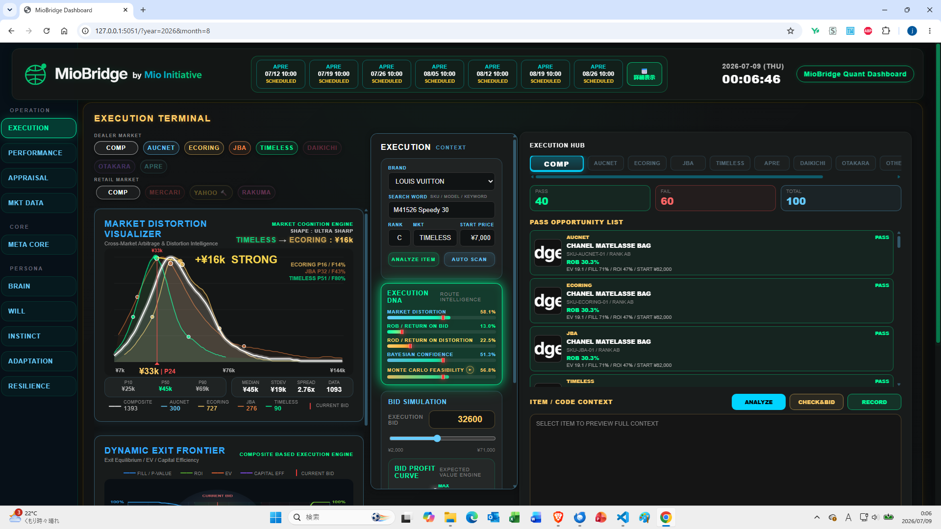 MioBridge Dashboard